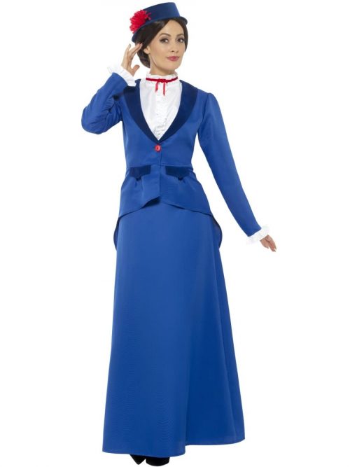 Victorian Nanny (Poppins) Ladies Fancy Dress Costume