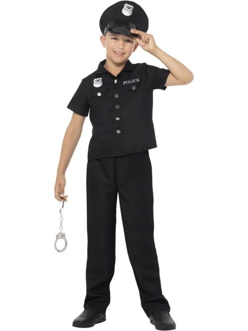 New York Cop Children's Fancy Dress Costume