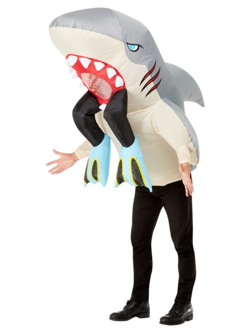 Inflatable Shark & Diver Attack Fancy Dress Costume