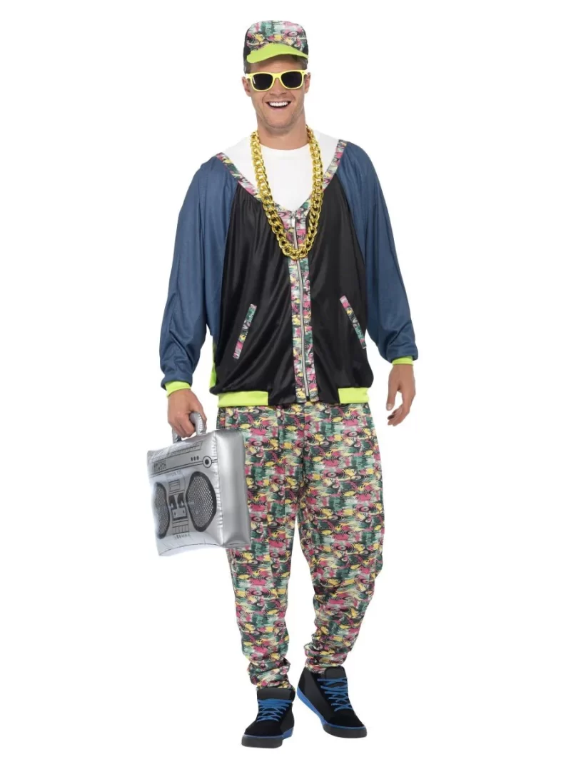 80's Hip Hop ( Bel-Air Prince ) Men's Fancy Dress Costume - Image 2