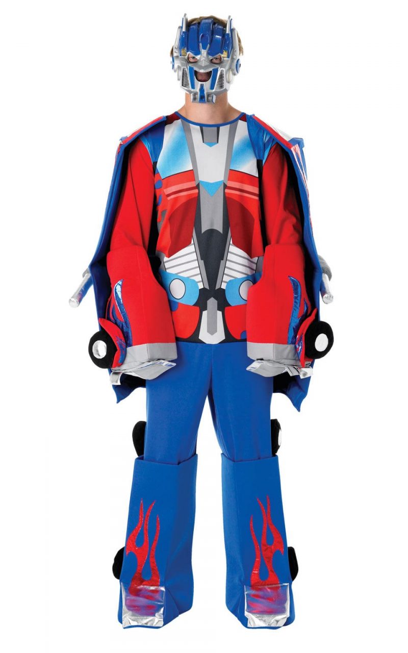 Transformer Transforming Optimus Prime Men's Fancy Dress Costume