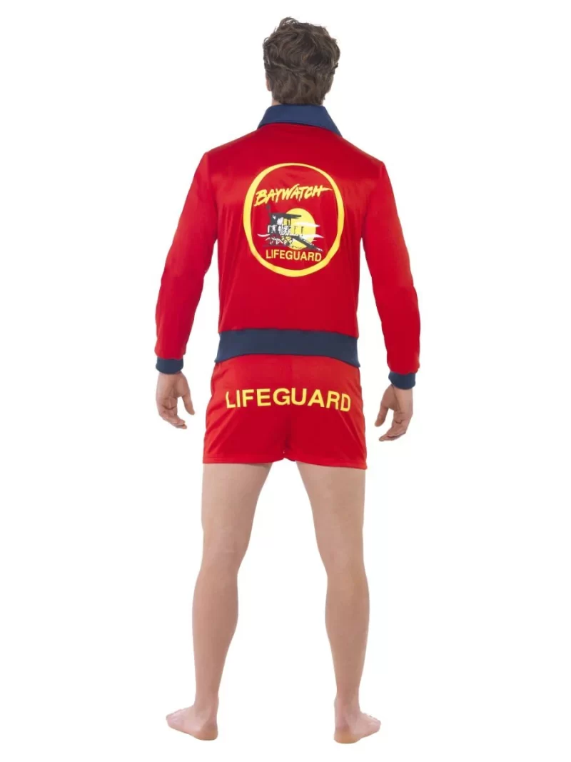 Baywatch Lifeguard Mens Fancy Dress Costume - Image 2