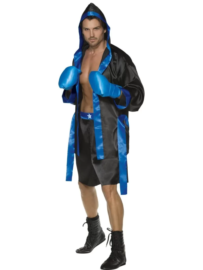 Fever Collection Boxer Mens Fancy Dress Costume