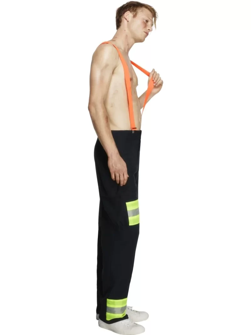 Fever Collection Firefighter Mens Fancy Dress Costume - Image 2