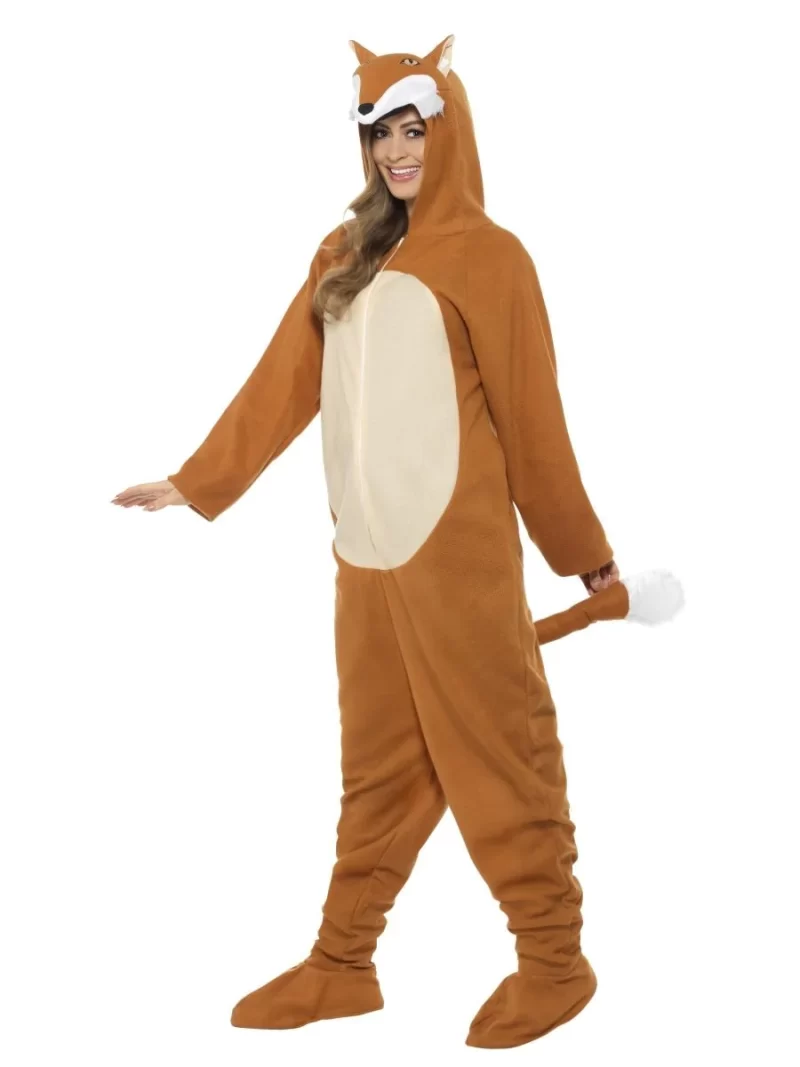 Fox (Onesie) Unisex Adult Fancy Dress Costume - Image 2