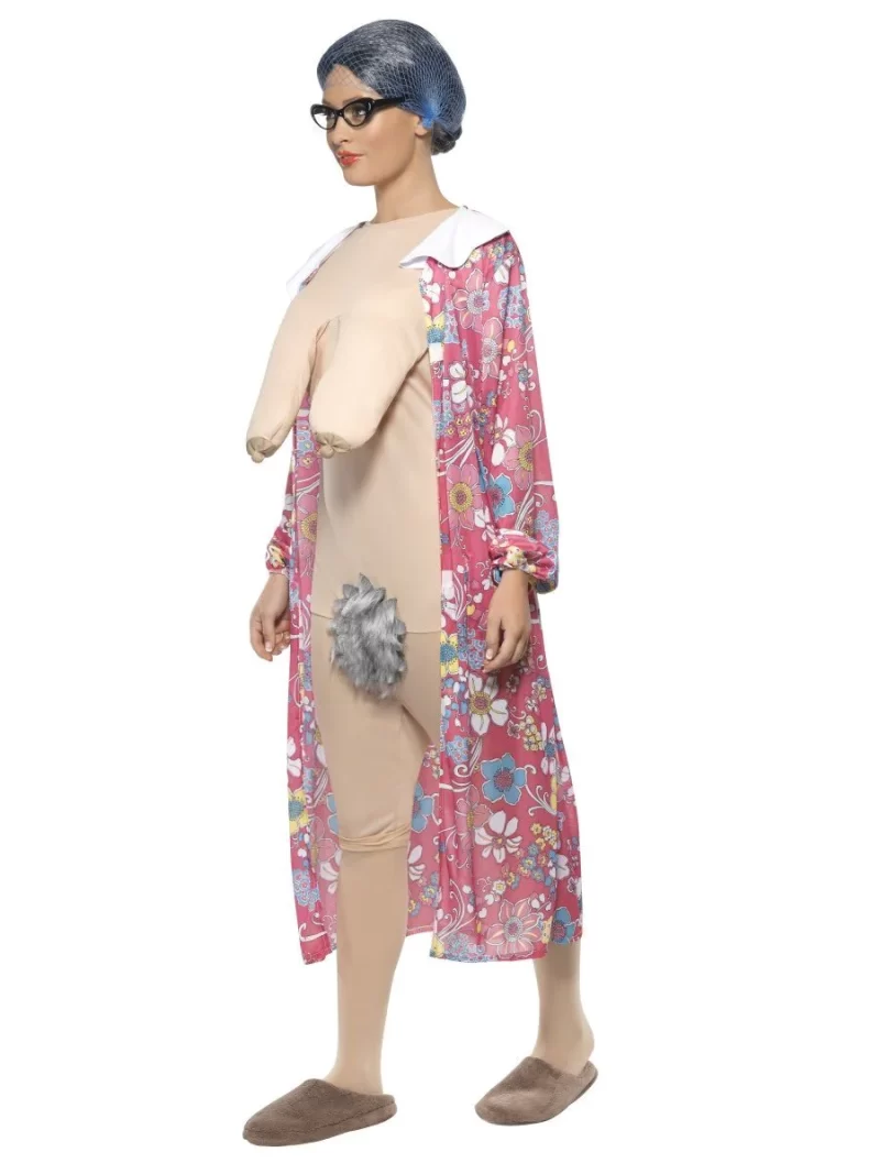 Naked Gravity Granny Ladies Novelty Fancy Dress Costume - Image 3