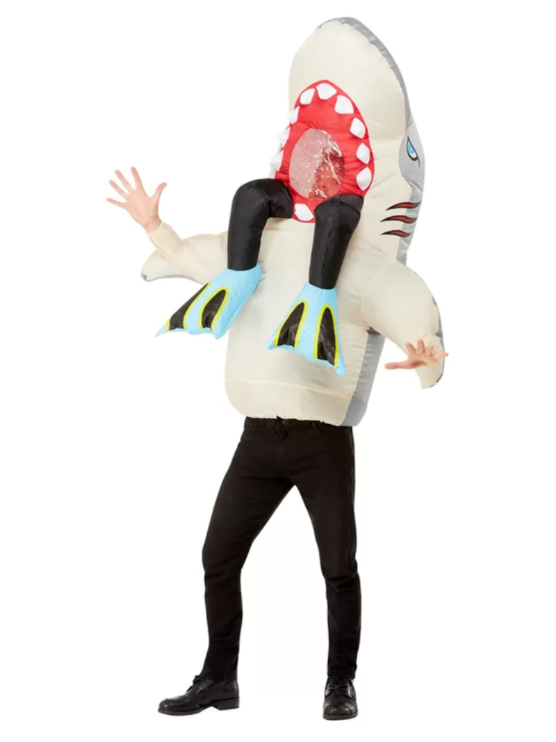 Inflatable Shark & Diver Attack Fancy Dress Costume - Image 2