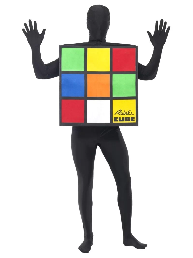 Rubik's Cube Unisex Adult Fancy Dress Costume - Image 2