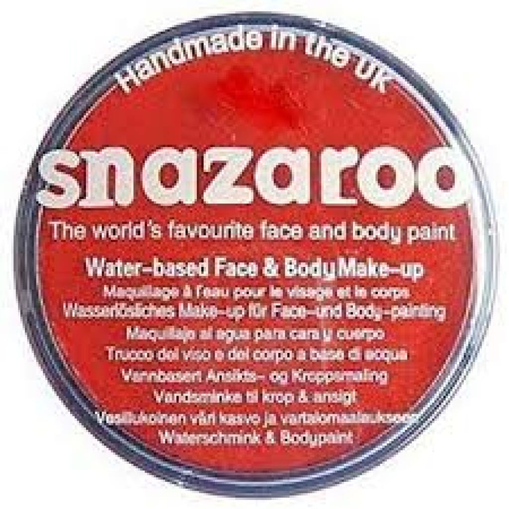Snazaroo Water Based Facepaint Red 18ml