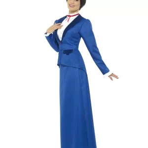 Victorian Nanny (Mary Poppins) Ladies Fancy Dress Costume - Image 2
