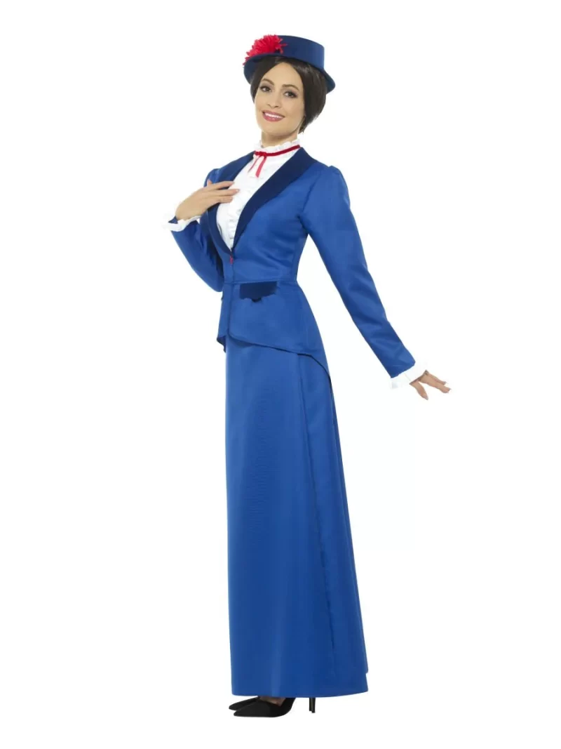 Victorian Nanny (Mary Poppins) Ladies Fancy Dress Costume - Image 2