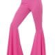 Pink Flared Trousers Ladies Fancy Dress Costume