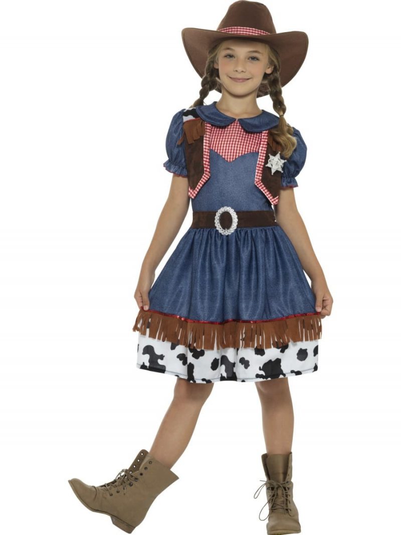 Texan Cowgirl Children's Fancy Dress Costume