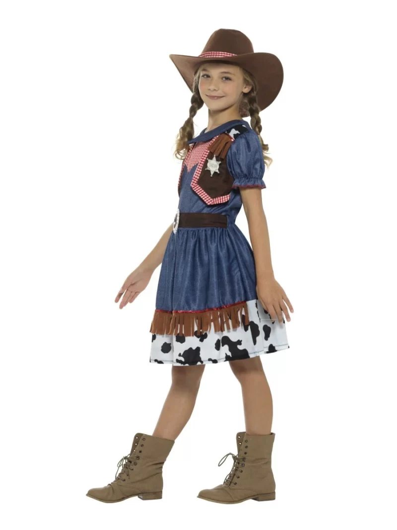 Texan Cowgirl Children's Fancy Dress Costume - Image 2