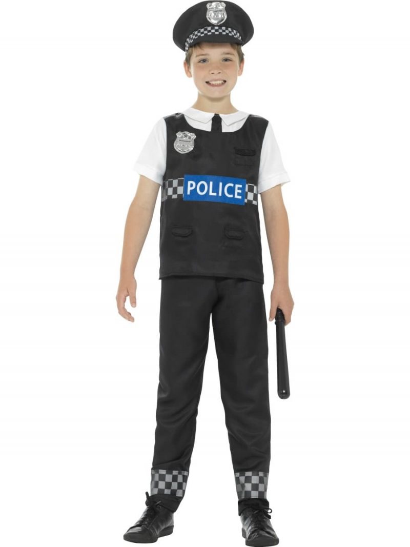 Cop Childrens Fancy Dress Costume