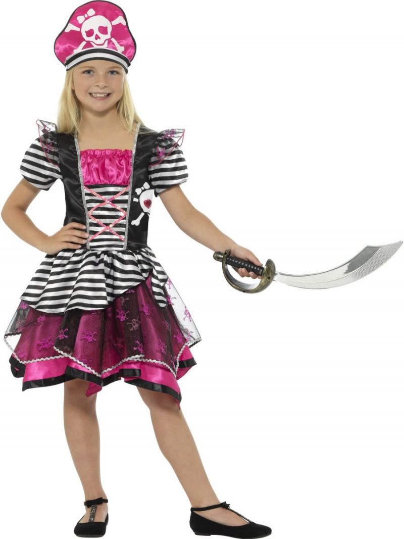 Perfect Pirate Girl Children's Fancy Dress Costume