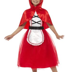 Deluxe Red Riding Hood Children's Fancy Dress Costume