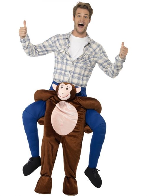 Piggyback Monkey Novelty Men's Fancy Dress Costume
