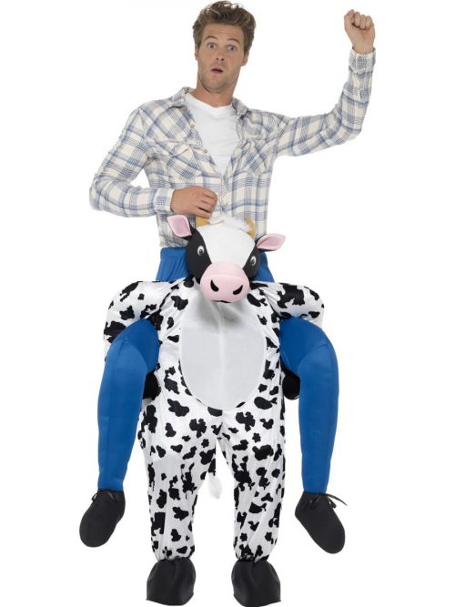 Piggyback Cow Novelty Men's Fancy Dress Costume