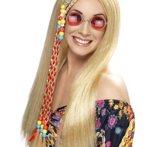 Hippy Party Wig,Blonde