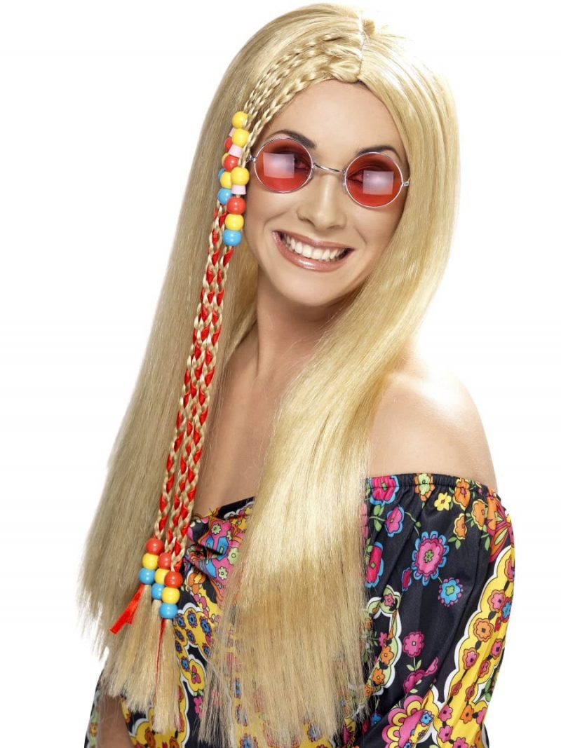 Hippy Party Wig,Blonde