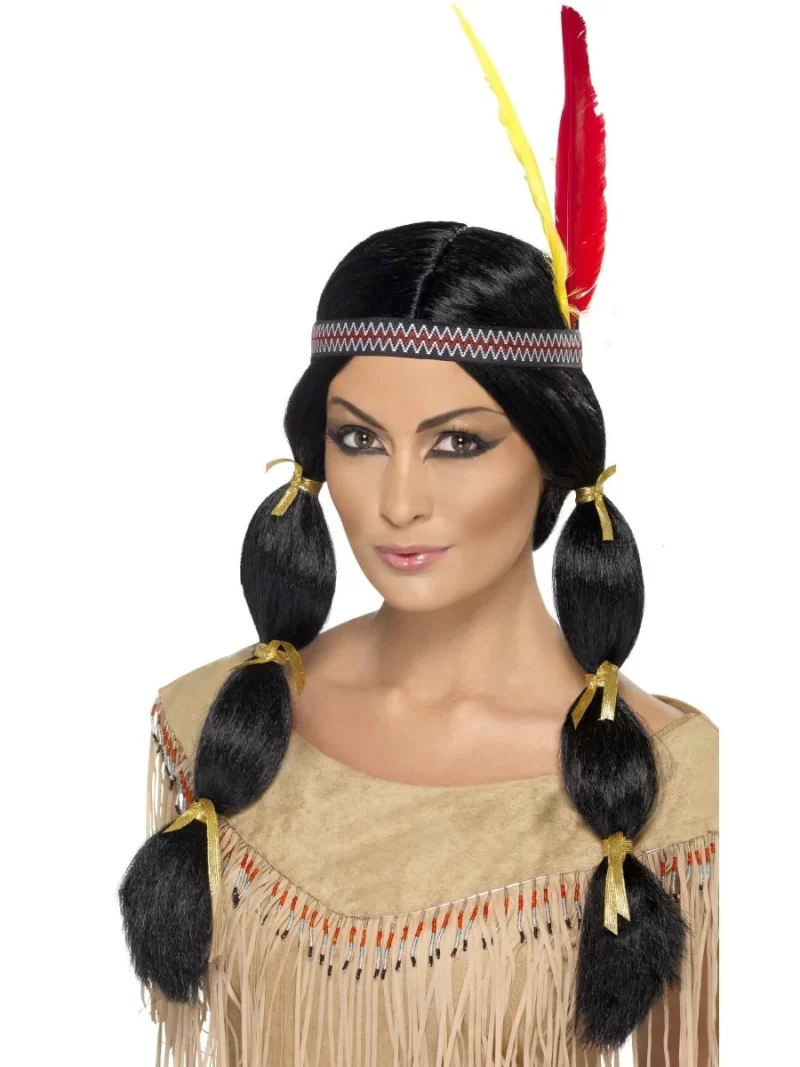 Native American Inspired Wig, Pigtails