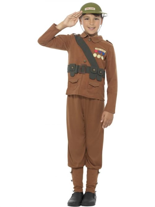 Horrible Histories Soldier Children's Fancy Dress Costume