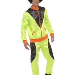 Retro Shell Suit Men's Fancy Dress Costume
