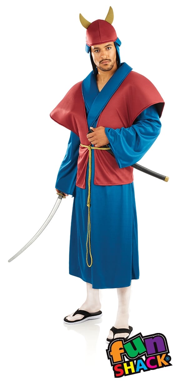 Samurai Men's Fancy Dress Costume