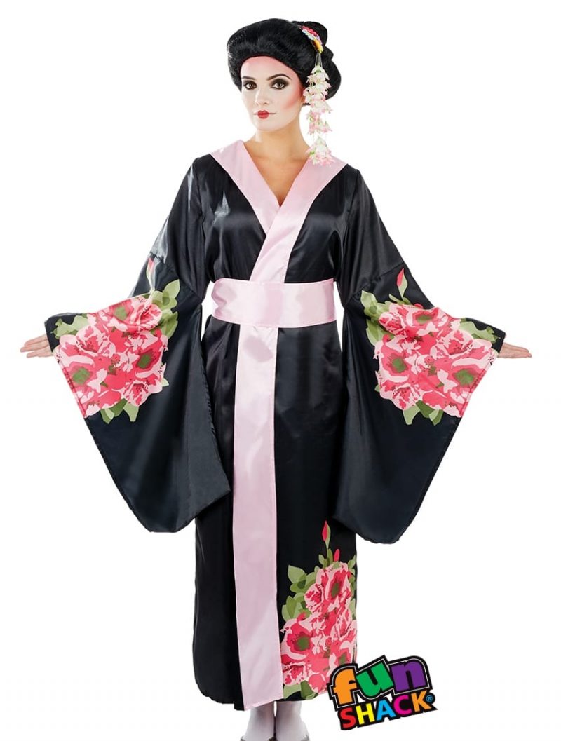 Geisha Ladies Fancy Dress Costume