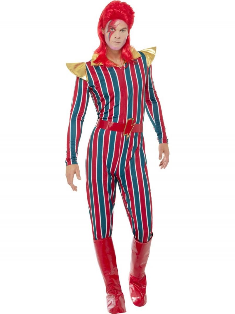 Space Superstar (Bowie) Men's Fancy Dress Costume