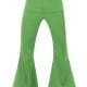 Green Flared Trousers Men's Fancy Dress Costume