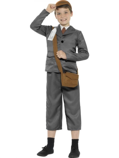 WW2 Evacuee Boy Children's Fancy Dress Costume