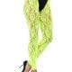 80's Lace Leggings Neon Green