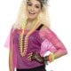 Fishnet Top, Neon Pink Ladies Fancy Dress Costume
