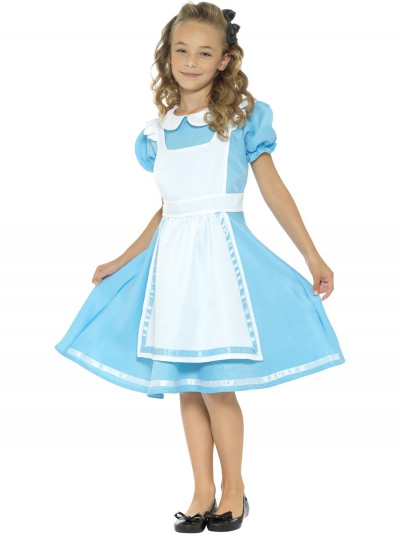 Wonderland Princess Childrens Fancy Dress Costume