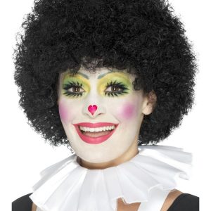 Clown Neck Ruffle, White