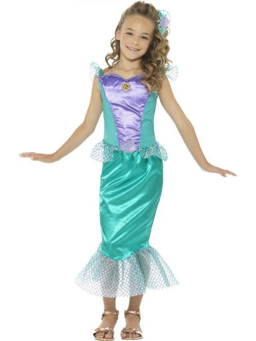 Deluxe Mermaid (Ariel) Children's Fancy Dress Costume