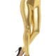 80's Metallic Disco Leggings Gold