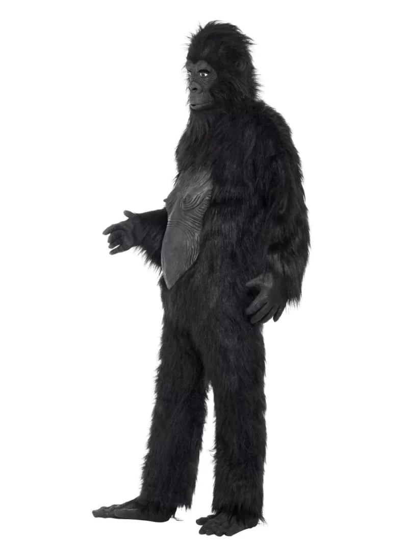 Deluxe Gorilla Mens Fancy Dress Costume - Image 2