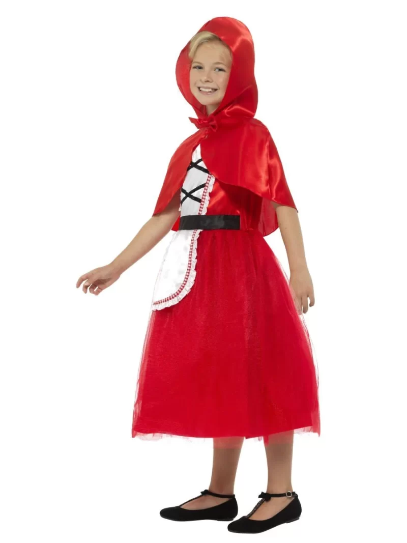Deluxe Red Riding Hood Children's Fancy Dress Costume - Image 2