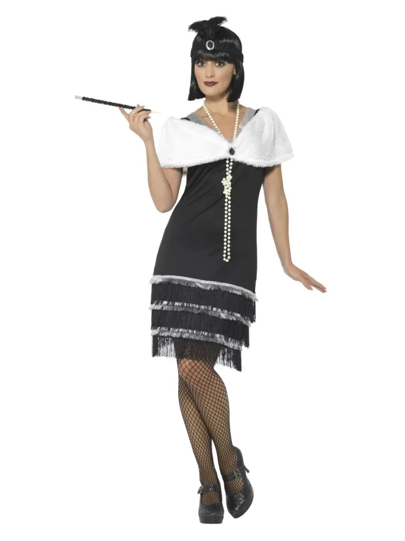 20s Flapper/Charleston Ladies Fancy Dress Costume