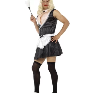 French Maid Men's Fancy Dress Costume - Image 2
