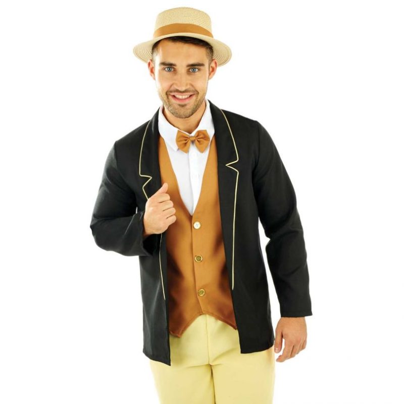 Roaring 20s Gentleman Men's Fancy Dress Costume - Image 2