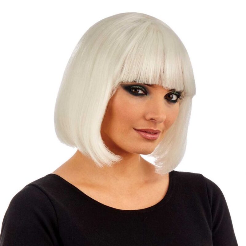 Bobbed Glow in the Dark Wig - Image 2