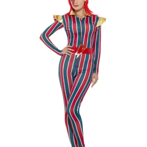 Miss Space Superstar (David Bowie) Ladies Fancy Dress Costume - Image 2