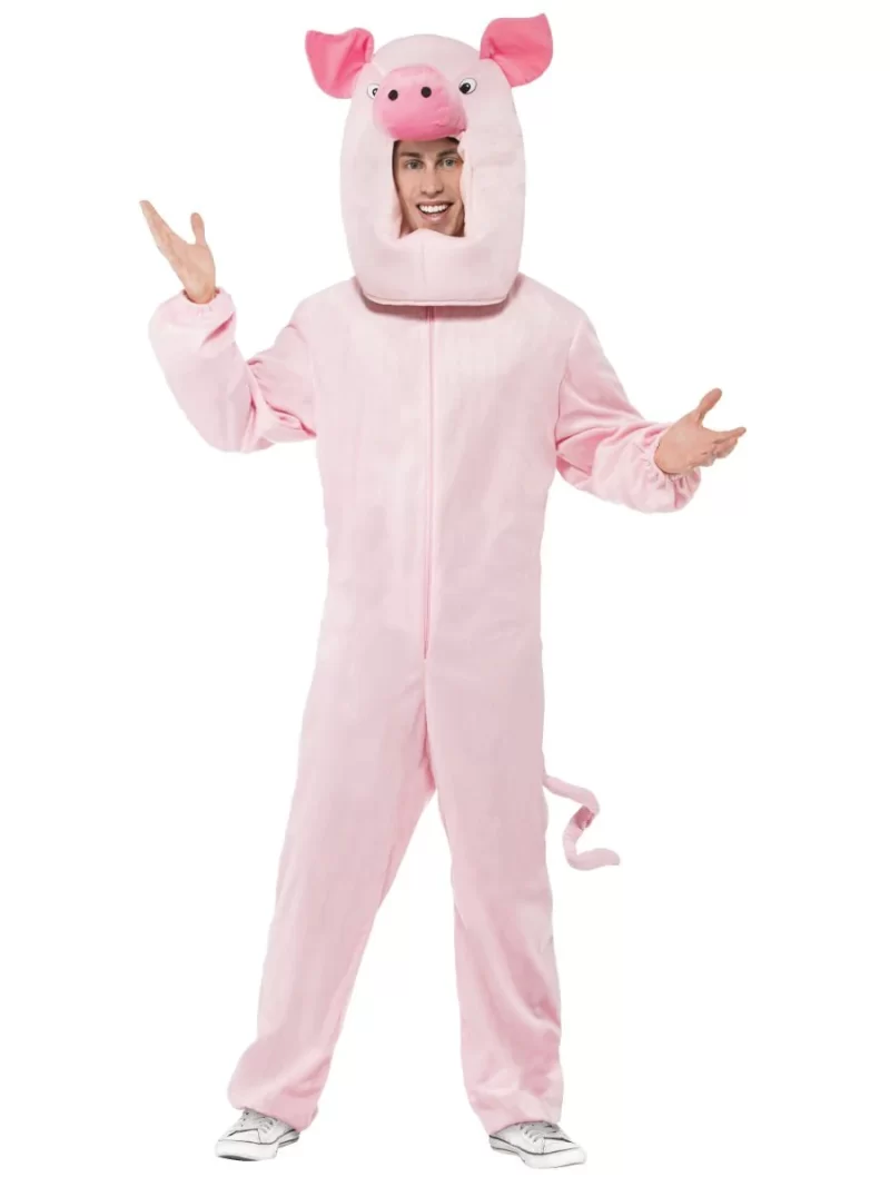 Pig Adult Animal Men's Fancy Dress Costume - Image 2