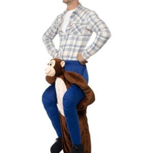 Piggyback Monkey Novelty Men's Fancy Dress Costume - Image 2
