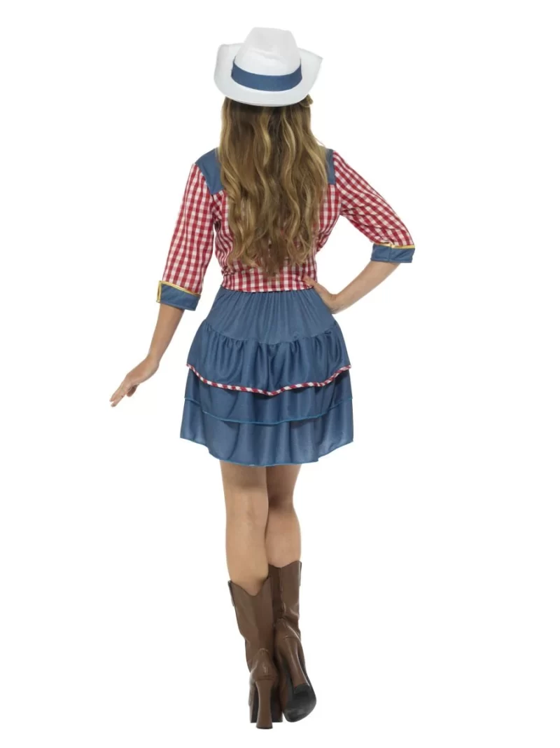 Rodeo Doll (Cowgirl) Ladies Fancy Dress Costume - Image 3