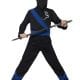 Ninja Assassin Black/Blue Children's Fancy Dress Costume